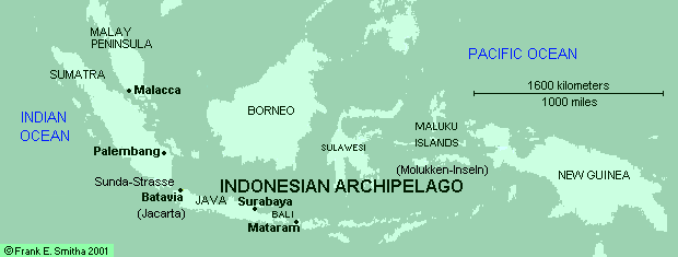 Indonesien
                    Karte map Molukken Inseln Maluku Islands Borneo
                    Sulawesi Surabaya Mataram Batavia Java Sumatra
                    Malaya Neu Guinea