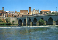 Tordesillas, the bridge
passing the Duero River Tordesillas, the bridge passing
the Duero River