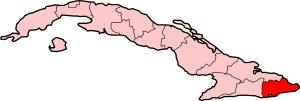 Map of Cuba, the province of Guantanamo Map of Cuba, the province of Guantanamo