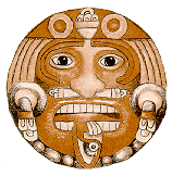 Sun god Tonatiuh of the Aztecs Sun god Tonatiuh of the Aztecs