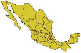 Map of Mexico with the
position of Tlaxcala Map of Mexico with the position of
Tlaxcala