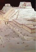 Tenochtitlan : temple district, model