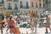 In Mexico
                          there are dances with drums and feathers, here
                          in Mexico City