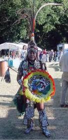 Dancer with a feather
headdress Dancer with a feather
headdress