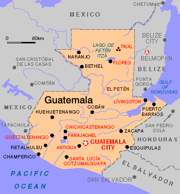 Map with the position
of Guatemala between Mexico and El
Salvador Map with the
position of Guatemala between Mexico and
El Salvador