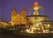 Fountain in Cusco at Central Square