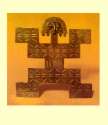 Quimbaya dancer (extraterrestrial) as a
                            golden plate