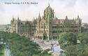 Bombay / Mumbai : Bahnstation Bahnhof
                            fr den Sieg / Victoria / railway station /
                            gare terminus / estacion / estacin