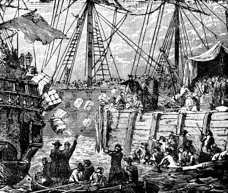 Teesturm von Boston 1773 (Boston Tea
Party) Teesturm von
Boston 1773 (Boston Tea Party)