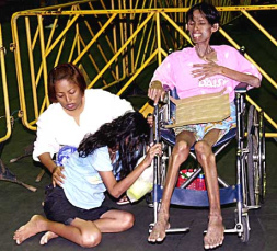 Afectada de
              sida en Tailandia