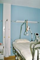 Cuarto en un
hospital en celeste Cuarto
en un hospital en celeste