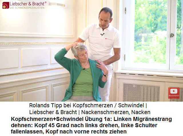 Kopfschmerzen Video 3
                      bung 1a: Den linken Migrnestrang dehnen