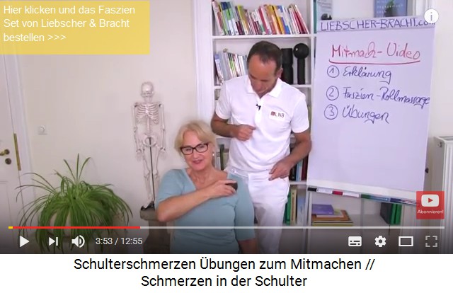 Massage gegen Schulterschmerzen mit einer
                    kleinen Kugel unter dem Schlsselbein hindurch bis
                    an den Aussenpunkt