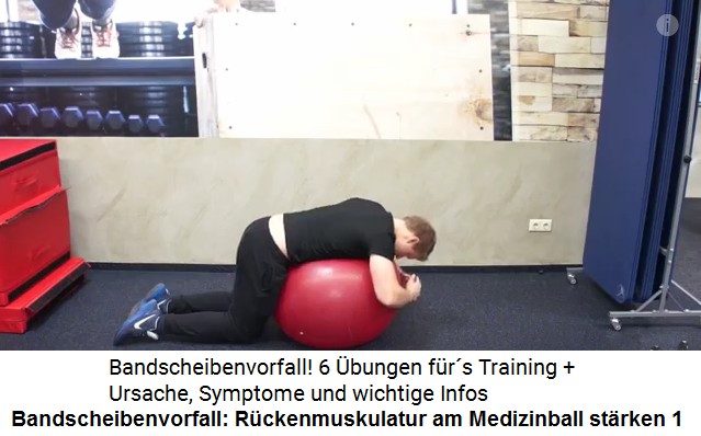 Mit einem Medizinball die Rckenmuskulatur
                      aufbauen