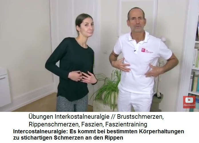 Intercostalneuralgie ist
                      keine Nervenentzndung, sondern das sind stechende
                      Schmerzen bei gewissen Krperhaltungen an den
                      Rippen, verursacht durch das verkrampfte
                      Zwerchfell