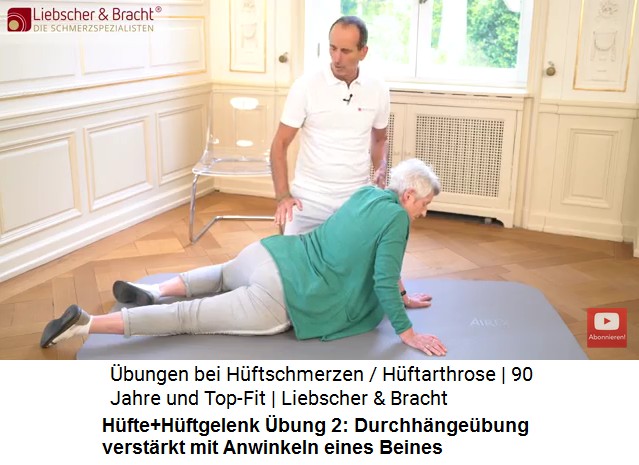 Hfte+Hftgelenk bung
                      2-3 mit Durchhngen mit angewinkeltem Bein
