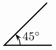 Winkel 45 Grad