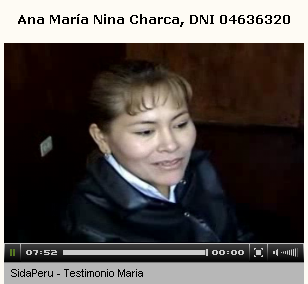 Paciente curada del SIDA Ana Mara NINA
                          CHARCA despus de 3 meses de tratamiento
                          natural por Dr. Jeddy Ros Zuta