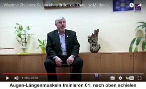 Lngsmuskeln trainieren 01: nach oben
                              schielen