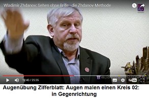 Augentraining: Augenbung
                              "Zifferblatt", mit den Augen
                              einen Kreis malen 02 in Gegenrichtung