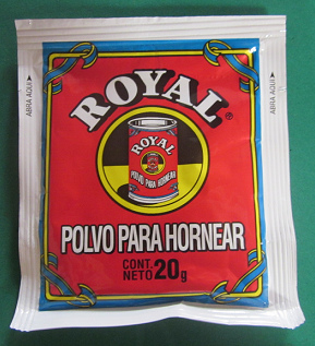 Levadura peruana en polvo (polvo para
                            hornear) del centro comercial
                            "Metro"