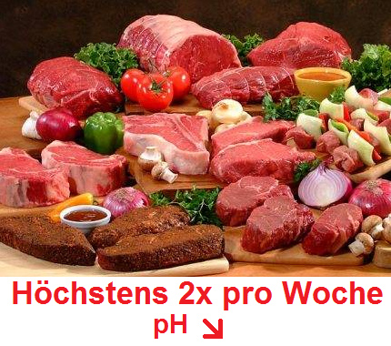 Fleisch hchstens 2mal pro Woche