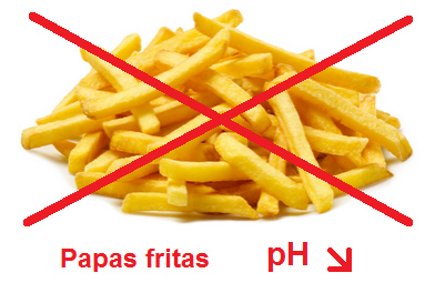 eliminar
papas fritas porque baja el valor pH con
papas fritas eliminar papas fritas porque baja el
valor pH con papas fritas