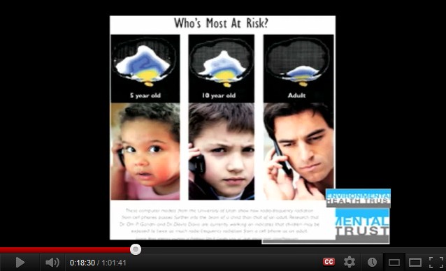 Wenn das
                  Handy nahe am am Kopf gehalten wird, geht die H�lfte
                  der Strahlung in den Kopf