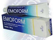sehr tiefe Abrasion
                          (Abschleifwirkung): Zahnpasta / Zahnpaste
                          Emoform Blau ohne Fluor mit RDA 25