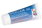 sehr tiefe Abrasion (Abschleifwirkung):
                            Zahnpaste / Zahnpasta Emofluor mit RDA 37