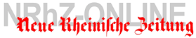 Neue Rheinische Zeitung
                                  online, Logo