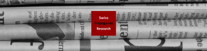 Swiss propaganda research online, Logo