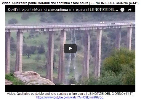 Time bomb Spaghetti Morandi Viaduct
                        in Sicily
