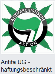 Die Drogens�chtige Hanf-Antifa hat ein
                    gr�nes Logo