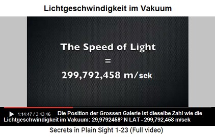 Lichtgeschwindigkeit im Vakuum:
                      299.792.458m/s