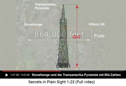 Stonehenge und die Transamerika-Pyramide haben
                    die 864-Zahl