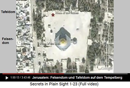 Beside the Dome of the Rock is the Dome of the
                    Tablets