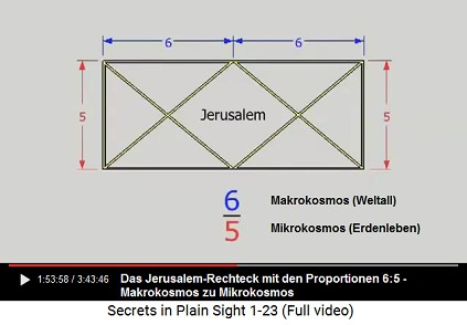 Jerusalem rectangle with proportions 6:5 Jerusalem rectangle with proportions 6:5