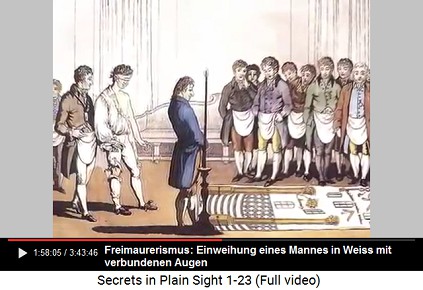 Freemasonism: a "freemason" gets
his initiation in white without eyes Freemasonism: a "freemason" gets his
initiation in white without eyes