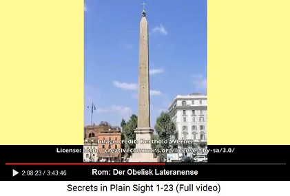 Rom: Der Obelisk am Lateranerpalast ist
                      "auf der Linie"