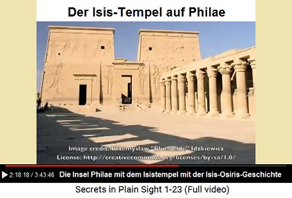 Der Isis-Tempel auf der Insel Philae in
                      Sd-gypten