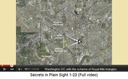 Washington DC, scheme with Royal Mile
                    triangles