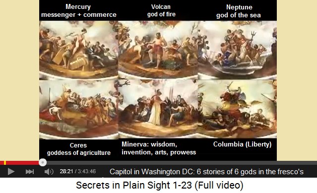 Capitol,
                    fresco with 6 stories of 6 gods