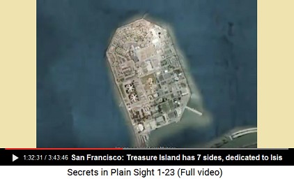 Treasure Island has 7 sides dedicated to Isis
                    with 7 rays