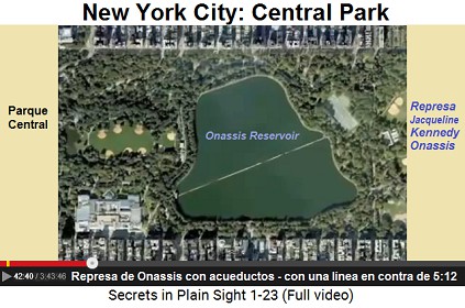 La Represa Jacqueline Kennedy Onassis
                    en el Parque Central con el acueducto en una contra
                    lnea de 5:12