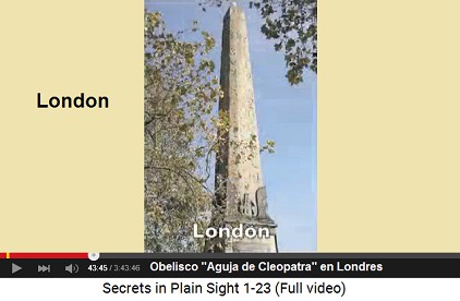 Londres, otro obelisco "Aguja de
                        Cleopatra"