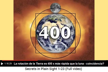 la rotación de la
Tierra es 400 veces más rápida que la luna la rotación de la Tierra es 400 veces más
rápida que la luna