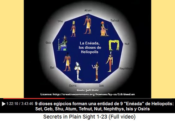 Heliopolis con 9 dioses en un nongono, la
                      "Enada" [griego: ennea=9]