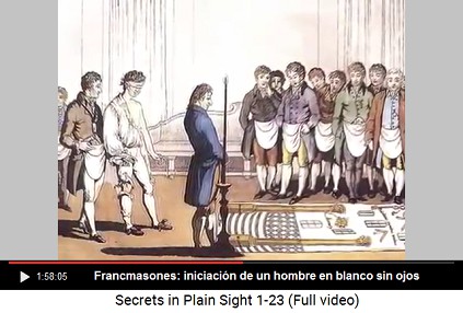 Francmasonería: un "francmasón"
recibe su iniciación en blanco sin ojos Francmasonería: un "francmasón"
recibe su iniciación en blanco sin ojos