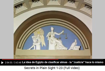 La idea de Egipto de clasificar almas - la
                    "Justicia" hace lo mismo